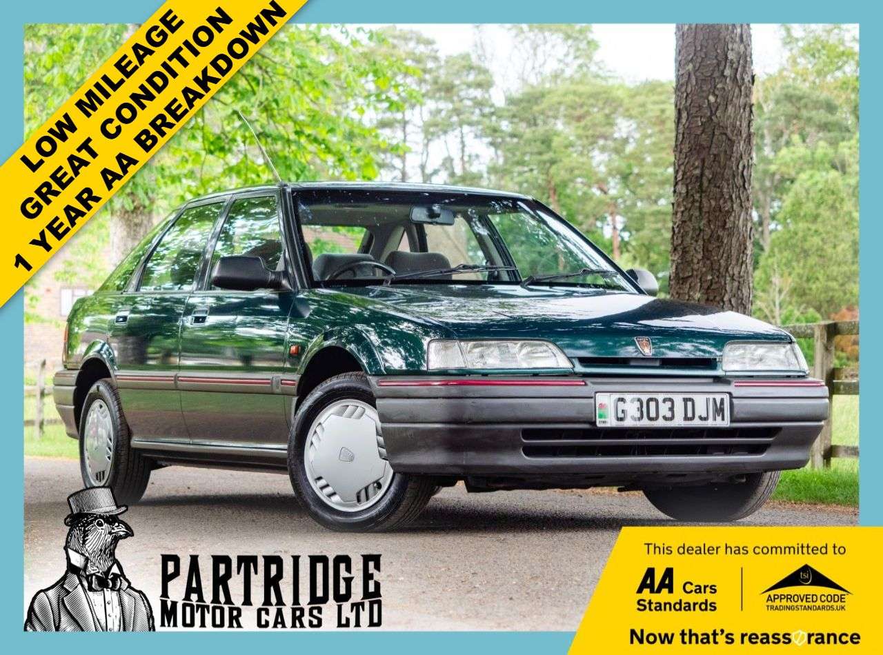 A 1990 ROVER 200 1.6L 5d AUTO 114 BHP LOW MILES, GREAT CONDITION A 1990 ROVER 200 1.6L 5d AUTO 114 BHP LOW MILES, GREAT CONDITION