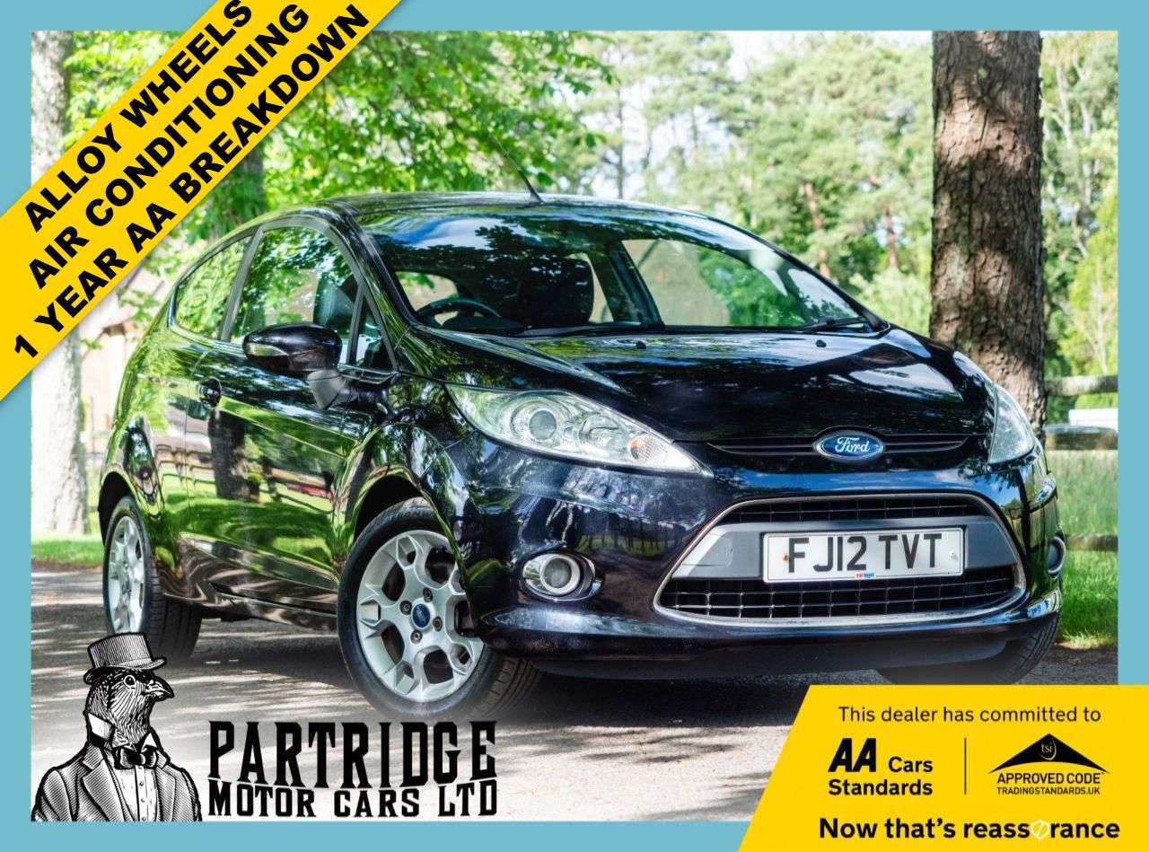 A 2012 FORD FIESTA 1.25 Zetec Hatchback 3dr Petrol Manual (129 g/km, 81 bhp) AIR CON, ALLOYS, A 2012 FORD FIESTA 1.25 Zetec Hatchback 3dr Petrol Manual (129 g/km, 81 bhp) AIR CON, ALLOYS,