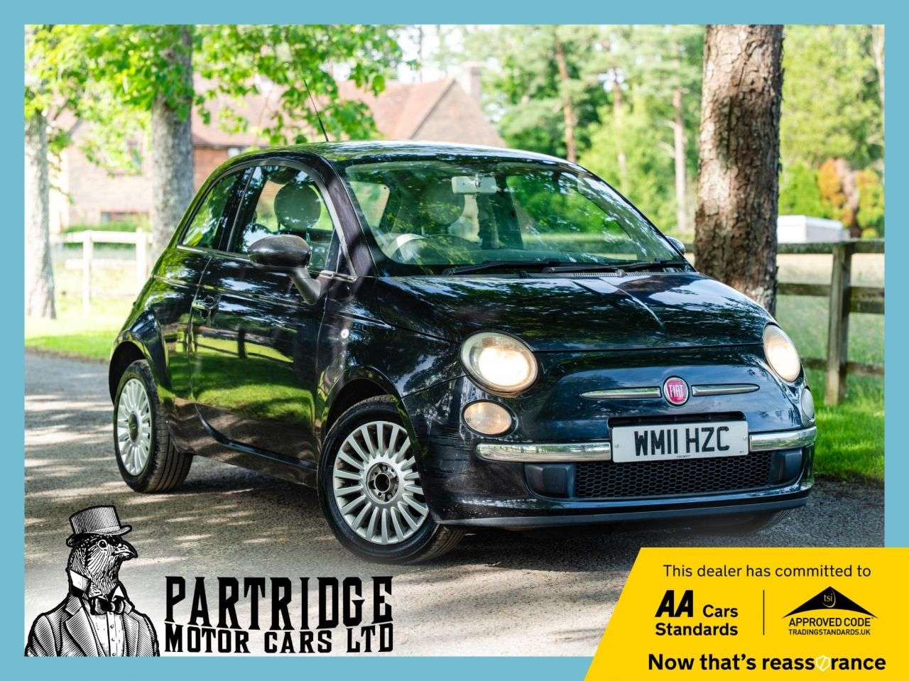 A 2011 FIAT 500 1.2 Lounge Hatchback 3dr Petrol Manual Euro 5 (s/s) (69 bhp) AIR CON, ALLOY A 2011 FIAT 500 1.2 Lounge Hatchback 3dr Petrol Manual Euro 5 (s/s) (69 bhp) AIR CON, ALLOY