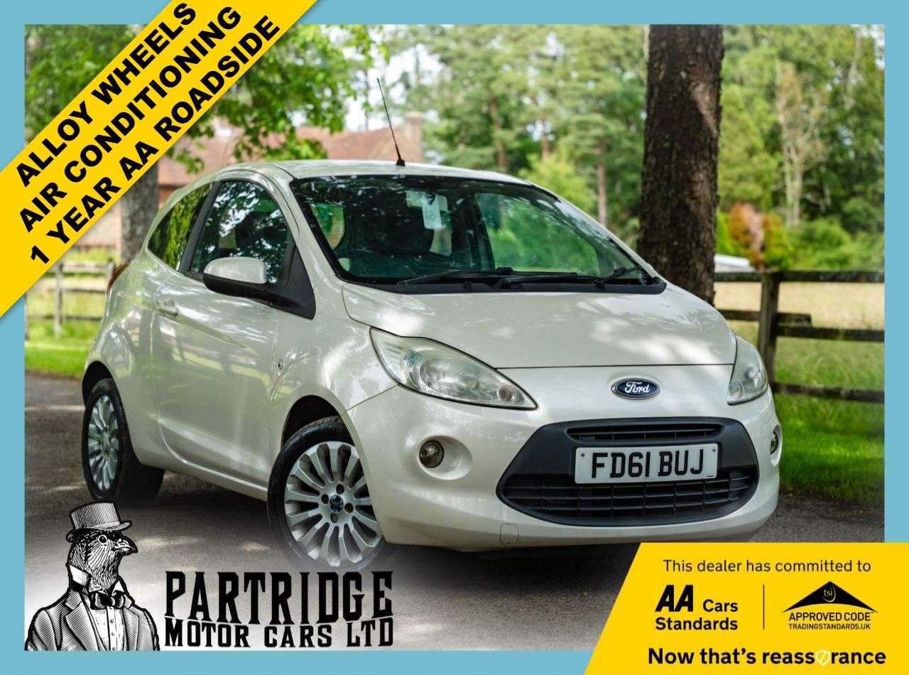 A 2011 FORD KA 1.2 Zetec Hatchback 3dr Petrol Manual Euro 5 (s/s) (69 ps) AIR CON, LOW MIL A 2011 FORD KA 1.2 Zetec Hatchback 3dr Petrol Manual Euro 5 (s/s) (69 ps) AIR CON, LOW MIL