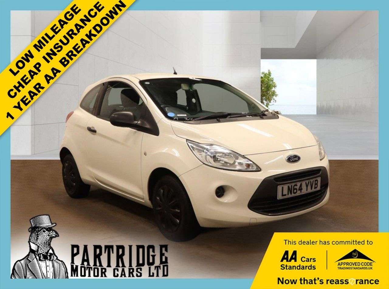 A 2014 FORD KA 1.2 Studio Hatchback 3dr Petrol Manual Euro 5 (69 ps) LOW MILES, AIR CON, E A 2014 FORD KA 1.2 Studio Hatchback 3dr Petrol Manual Euro 5 (69 ps) LOW MILES, AIR CON, E