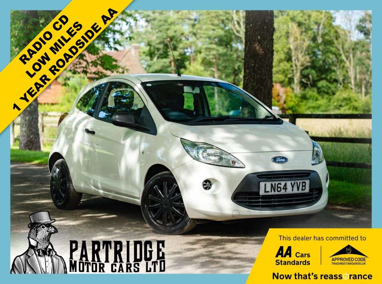 A 2014 FORD KA 1.2 Studio Hatchback 3dr Petrol Manual Euro 5 (69 ps) LOW MILES, AIR CON, E A 2014 FORD KA 1.2 Studio Hatchback 3dr Petrol Manual Euro 5 (69 ps) LOW MILES, AIR CON, E