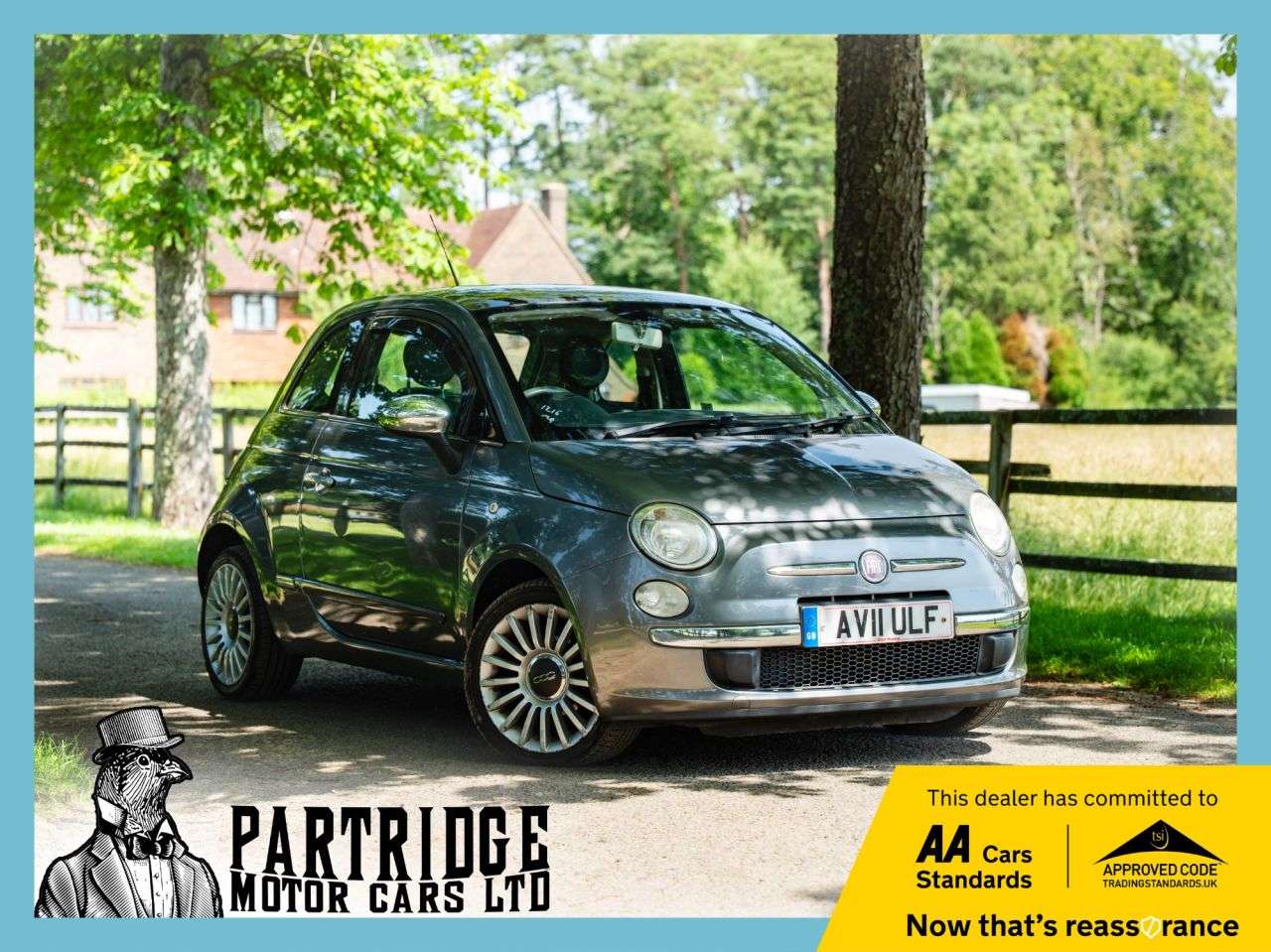 A 2011 FIAT 500 1.2 Lounge Hatchback 3dr Petrol Manual Euro 5 (s/s) (69 bhp) AIR CONDITIONI A 2011 FIAT 500 1.2 Lounge Hatchback 3dr Petrol Manual Euro 5 (s/s) (69 bhp) AIR CONDITIONI