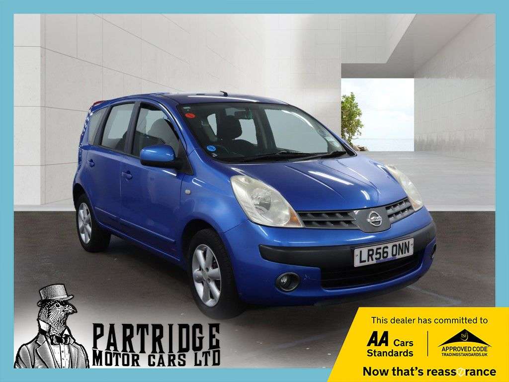 A 2006 NISSAN NOTE 1.4 16v SE Hatchback 5dr Petrol Manual (150 g/km, 87 bhp) AIR CON, ALLOY WH A 2006 NISSAN NOTE 1.4 16v SE Hatchback 5dr Petrol Manual (150 g/km, 87 bhp) AIR CON, ALLOY WH