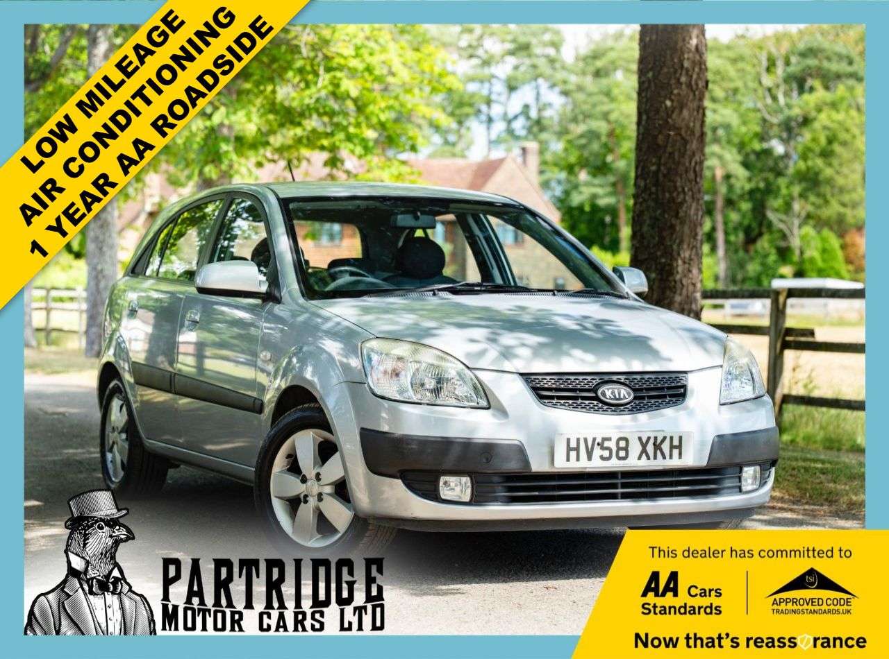 A 2008 KIA RIO 1.4 3 Hatchback 5dr Petrol Manual (150 g/km, 95 bhp) AIR CON, LOW MILEAGE, A 2008 KIA RIO 1.4 3 Hatchback 5dr Petrol Manual (150 g/km, 95 bhp) AIR CON, LOW MILEAGE,