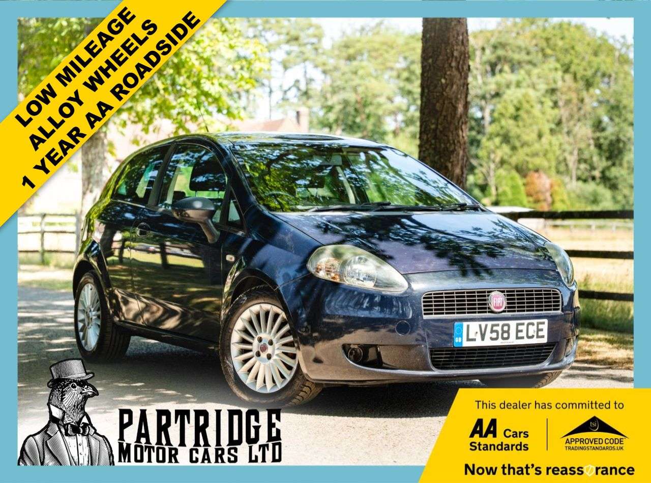 A 2008 FIAT GRANDE PUNTO 1.4 GP Hatchback 3dr Petrol Manual Euro 4 (77 bhp) LOW MILES, SUN ROOF, ALL A 2008 FIAT GRANDE PUNTO 1.4 GP Hatchback 3dr Petrol Manual Euro 4 (77 bhp) LOW MILES, SUN ROOF, ALL