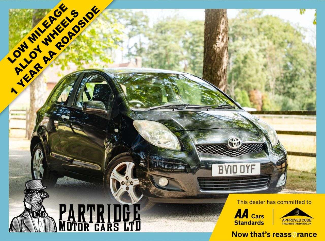 A 2010 TOYOTA YARIS 1.33 Dual VVT-i TR Hatchback 3dr Petrol Manual Euro 4 (s/s) (101 ps) ALLOY A 2010 TOYOTA YARIS 1.33 Dual VVT-i TR Hatchback 3dr Petrol Manual Euro 4 (s/s) (101 ps) ALLOY