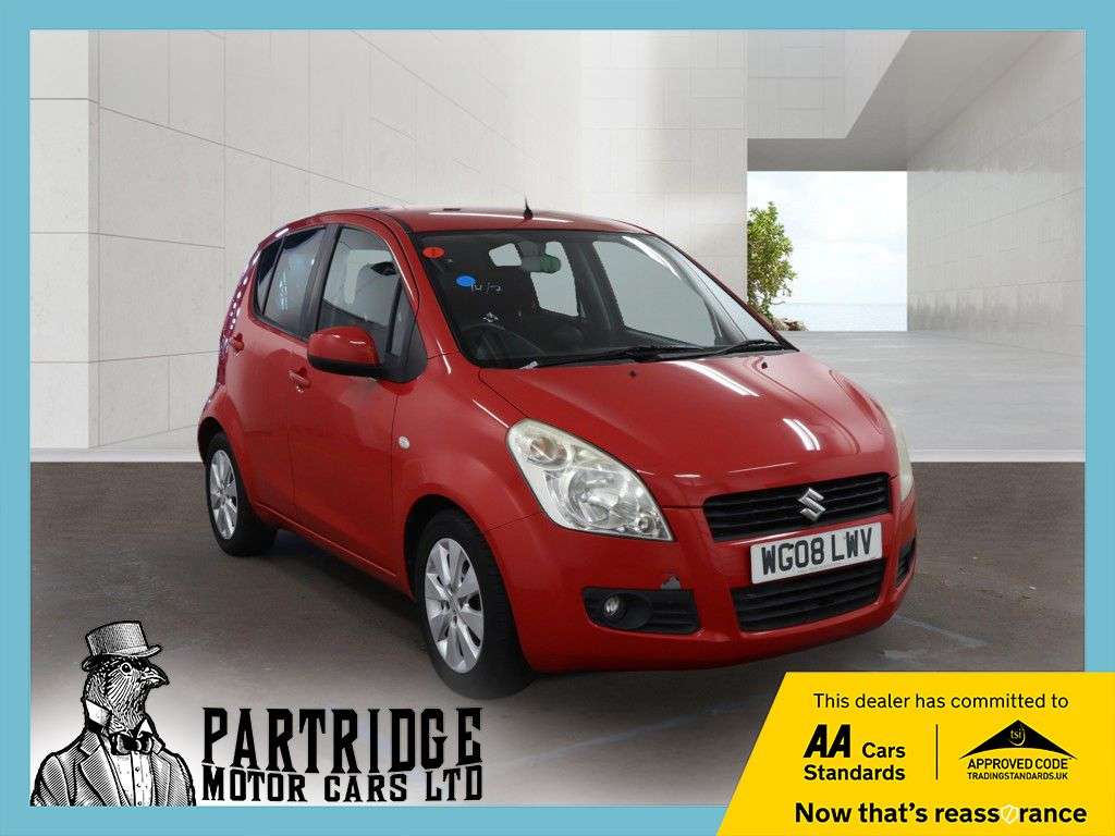 A 2008 SUZUKI SPLASH 1.2 GLS MPV 5dr Petrol Manual Euro 4 (86 ps) LOW MILES, AIR CON, ALLOY WHEE A 2008 SUZUKI SPLASH 1.2 GLS MPV 5dr Petrol Manual Euro 4 (86 ps) LOW MILES, AIR CON, ALLOY WHEE