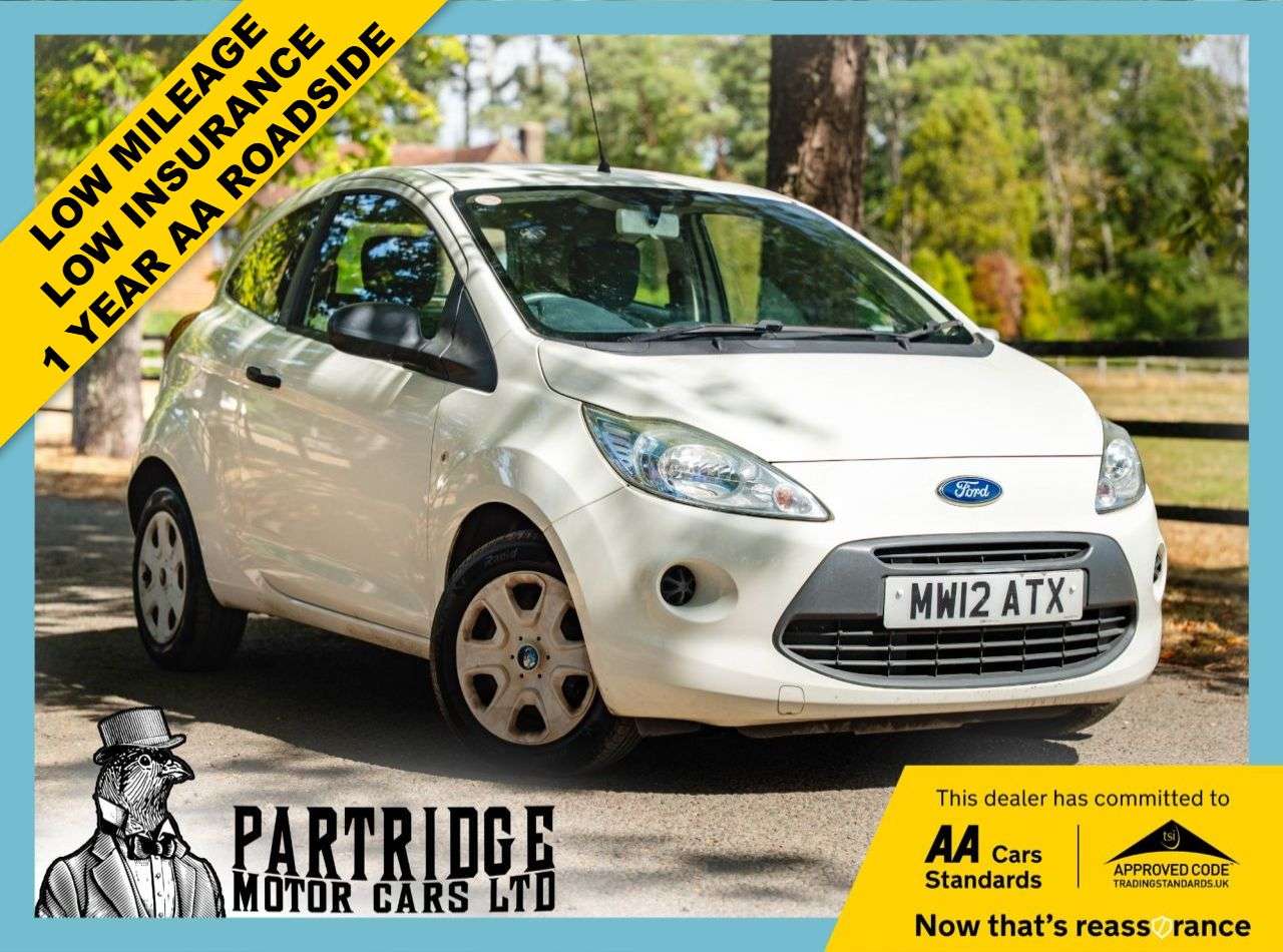 A 2012 FORD KA 1.2 Studio Hatchback 3dr Petrol Manual Euro 5 (69 ps) LOW INSURANCE, LOW MI A 2012 FORD KA 1.2 Studio Hatchback 3dr Petrol Manual Euro 5 (69 ps) LOW INSURANCE, LOW MI