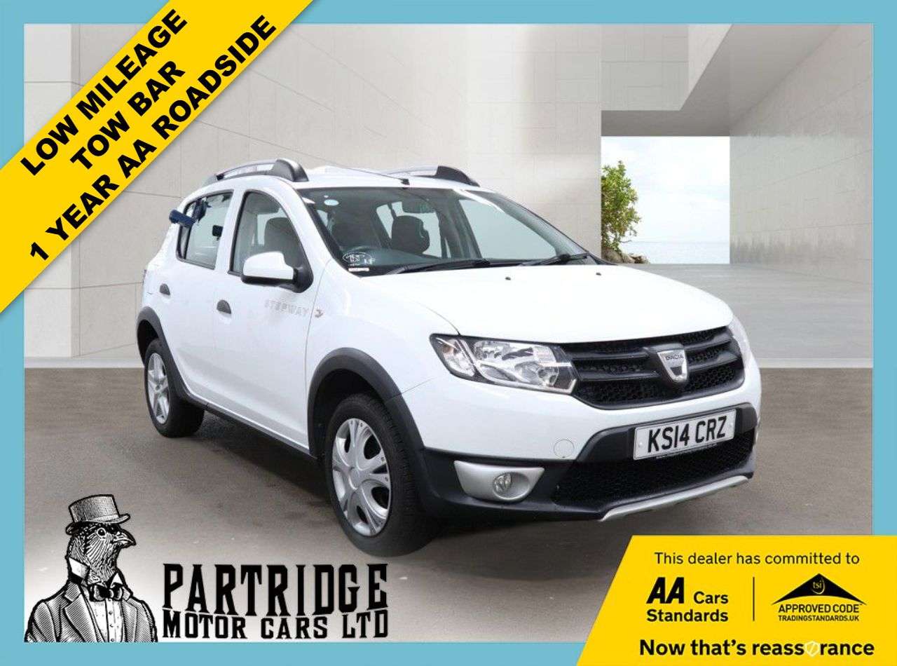 A 2014 DACIA SANDERO STEPWAY 0.9 TCe Ambiance Hatchback 5dr Petrol Manual Euro 5 (90 ps) TOW BAR, LOW MI A 2014 DACIA SANDERO STEPWAY 0.9 TCe Ambiance Hatchback 5dr Petrol Manual Euro 5 (90 ps) TOW BAR, LOW MI