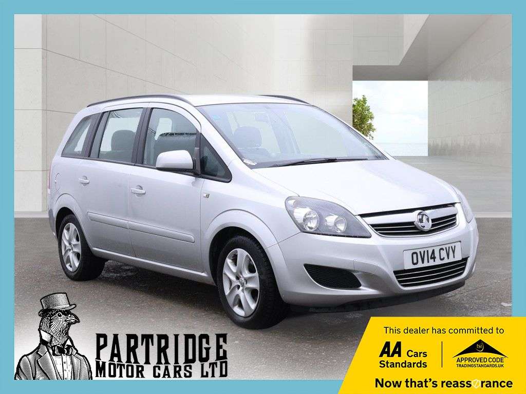 A 2014 VAUXHALL ZAFIRA 1.8 16V Exclusiv MPV 5dr Petrol Manual Euro 5 (120 ps) AIR CON, 5 DOORS, LO A 2014 VAUXHALL ZAFIRA 1.8 16V Exclusiv MPV 5dr Petrol Manual Euro 5 (120 ps) AIR CON, 5 DOORS, LO