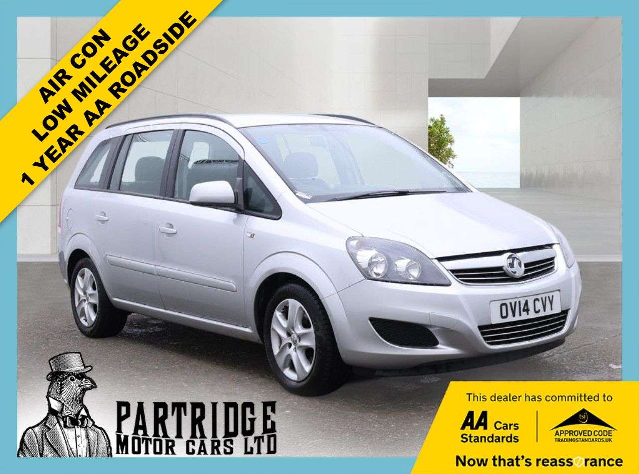 A 2014 VAUXHALL ZAFIRA 1.8 16V Exclusiv MPV 5dr Petrol Manual Euro 5 (120 ps) AIR CON, 5 DOORS, LO A 2014 VAUXHALL ZAFIRA 1.8 16V Exclusiv MPV 5dr Petrol Manual Euro 5 (120 ps) AIR CON, 5 DOORS, LO
