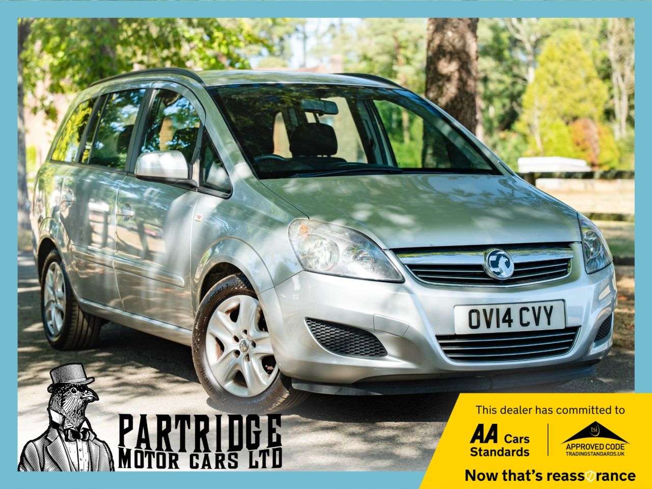 A 2014 VAUXHALL ZAFIRA 1.8 16V Exclusiv MPV 5dr Petrol Manual Euro 5 (120 ps) AIR CON, 5 DOORS, LO A 2014 VAUXHALL ZAFIRA 1.8 16V Exclusiv MPV 5dr Petrol Manual Euro 5 (120 ps) AIR CON, 5 DOORS, LO