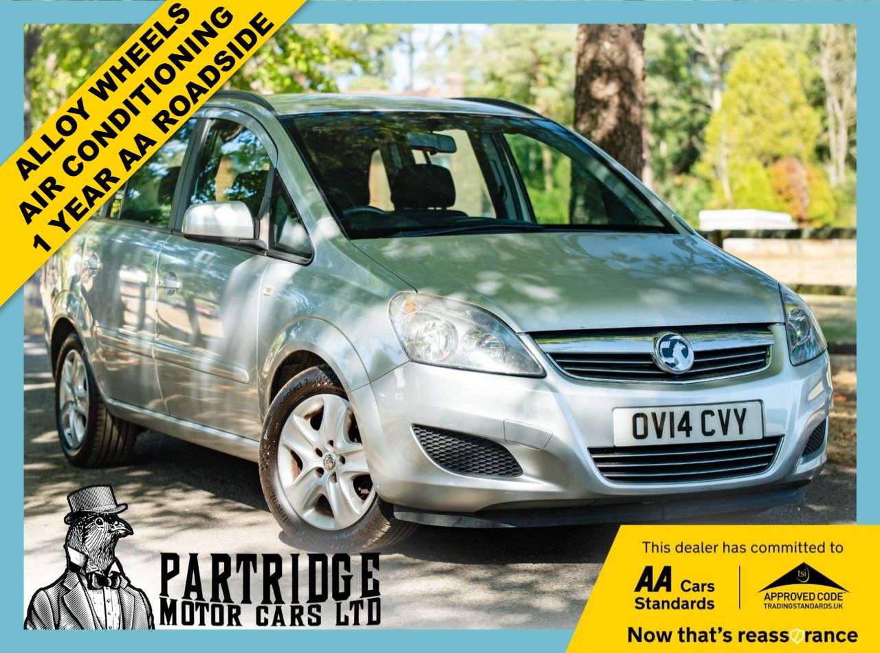 A 2014 VAUXHALL ZAFIRA 1.8 16V Exclusiv MPV 5dr Petrol Manual Euro 5 (120 ps) AIR CON, 5 DOORS, LO A 2014 VAUXHALL ZAFIRA 1.8 16V Exclusiv MPV 5dr Petrol Manual Euro 5 (120 ps) AIR CON, 5 DOORS, LO