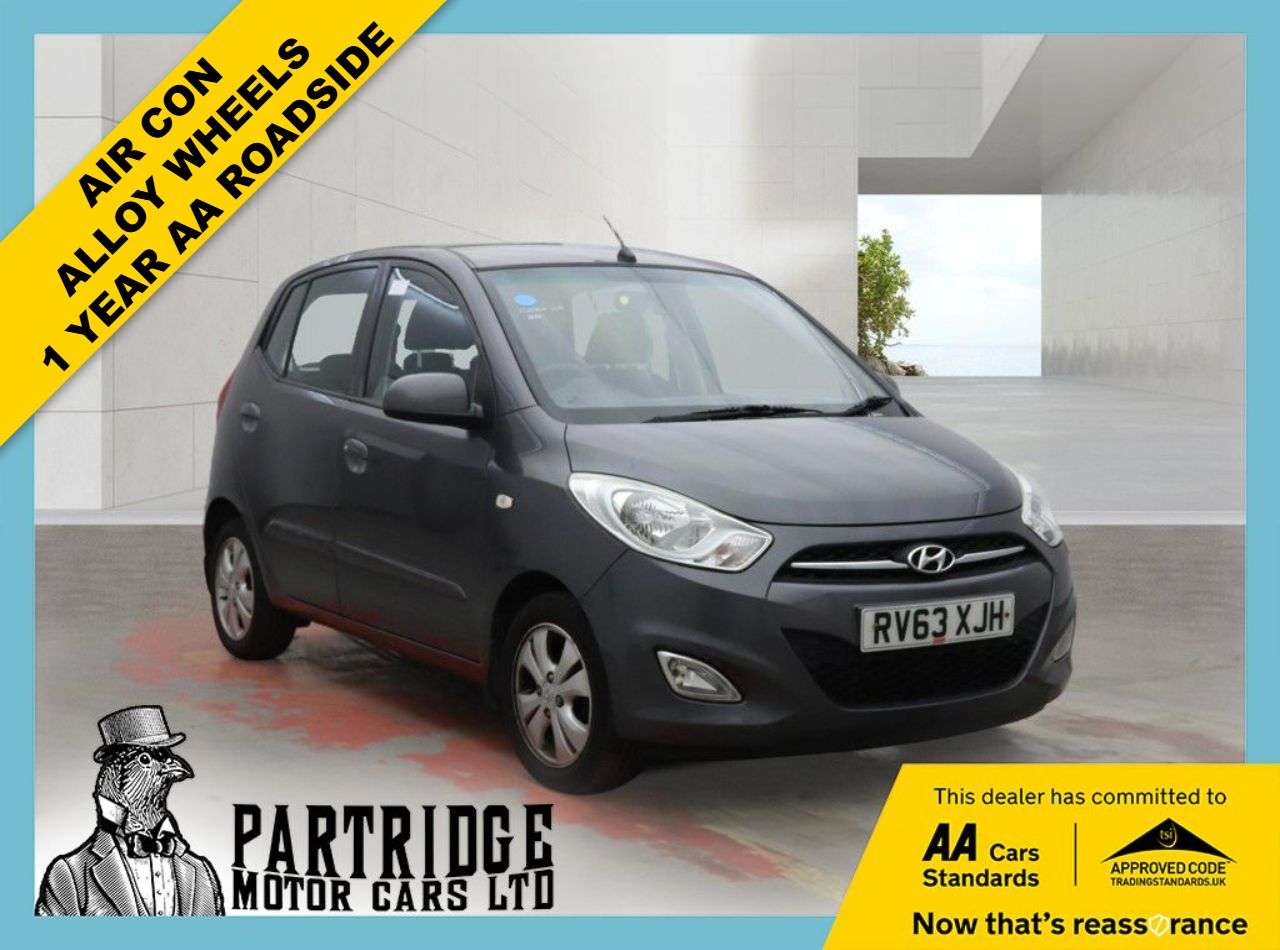 A 2013 HYUNDAI I10 1.2 Active Hatchback 5dr Petrol Manual Euro 5 (85 bhp) AIR CON, ALLOY WHEEL A 2013 HYUNDAI I10 1.2 Active Hatchback 5dr Petrol Manual Euro 5 (85 bhp) AIR CON, ALLOY WHEEL