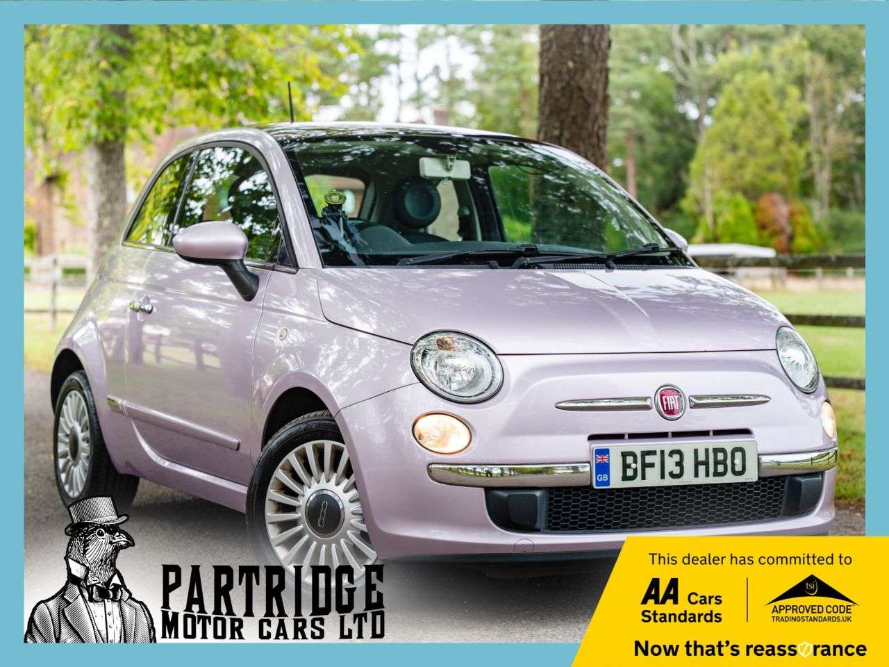A 2013 FIAT 500 1.2 Lounge Hatchback 3dr Petrol Manual Euro 4 (69 bhp) AIR CON, ALLOY WHEEL A 2013 FIAT 500 1.2 Lounge Hatchback 3dr Petrol Manual Euro 4 (69 bhp) AIR CON, ALLOY WHEEL