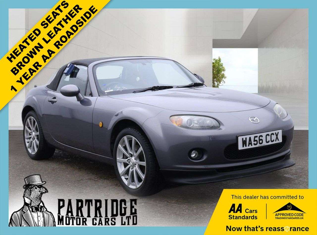 A 2006 MAZDA MX-5 2.0i Sport Convertible 2dr Petrol Manual Euro 4 (160 ps) BROWN LEATHER, HEA A 2006 MAZDA MX-5 2.0i Sport Convertible 2dr Petrol Manual Euro 4 (160 ps) BROWN LEATHER, HEA