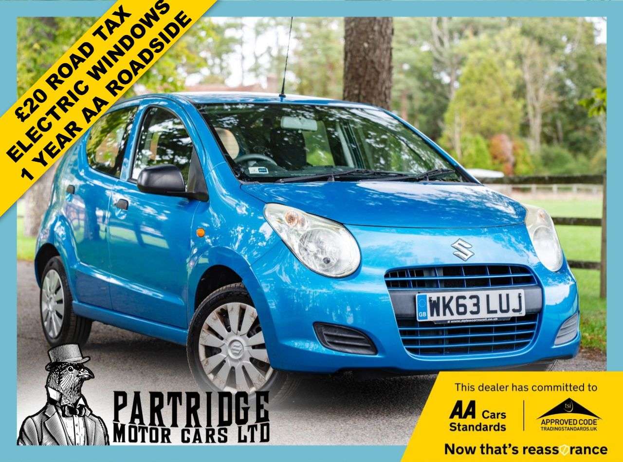 A 2013 SUZUKI ALTO 1.0 12V SZ Hatchback 5dr Petrol Manual Euro 5 (68 ps) £20 ROAD TAX, LOW MIL A 2013 SUZUKI ALTO 1.0 12V SZ Hatchback 5dr Petrol Manual Euro 5 (68 ps) £20 ROAD TAX, LOW MIL