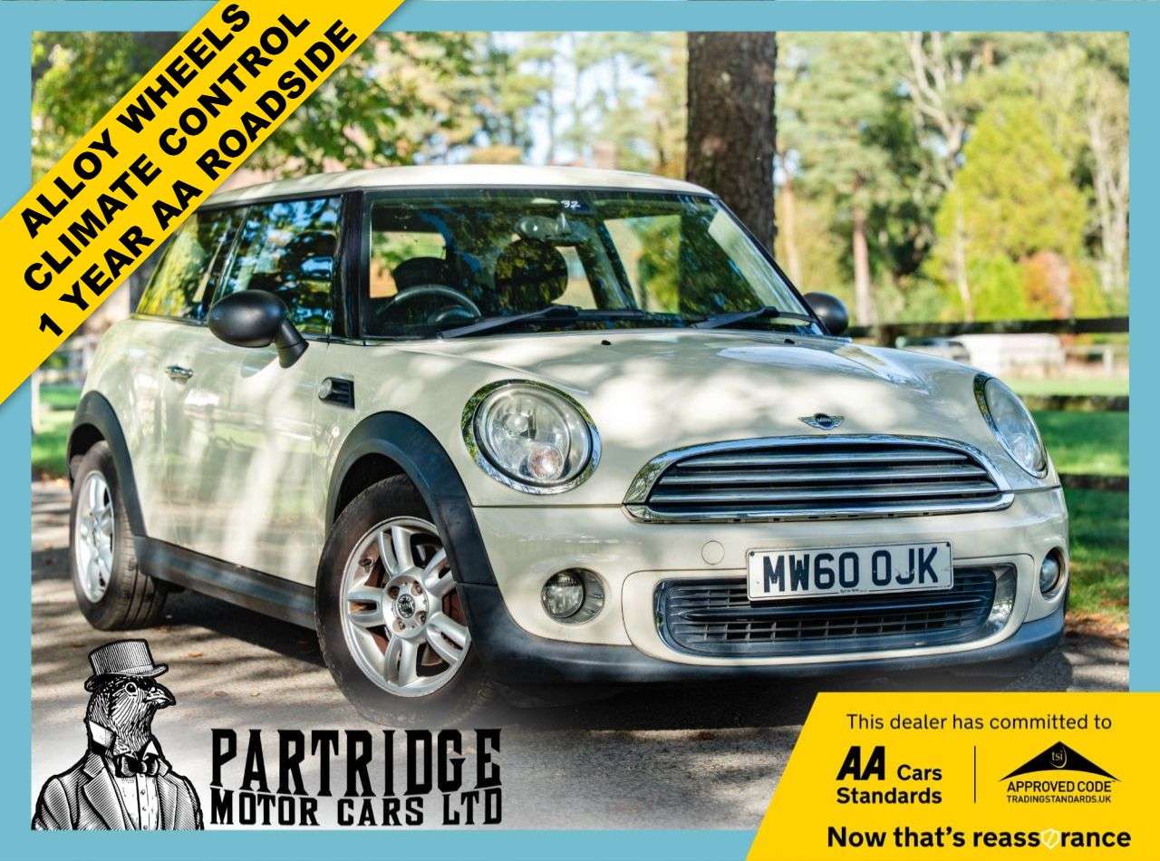 A 2011 MINI HATCH 1.6 One Hatchback 3dr Petrol Manual Euro 5 (98 ps) AIR CON, ALLOY WHEELS, L A 2011 MINI HATCH 1.6 One Hatchback 3dr Petrol Manual Euro 5 (98 ps) AIR CON, ALLOY WHEELS, L