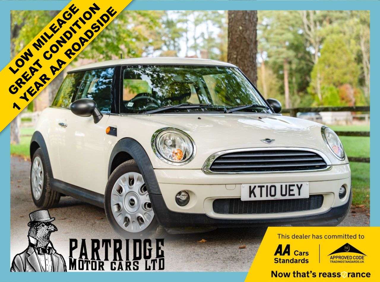 A 2010 MINI HATCH 1.6 First Hatchback 3dr Petrol Manual Euro 5 (75 ps) PARKING SENSORS, LOW M A 2010 MINI HATCH 1.6 First Hatchback 3dr Petrol Manual Euro 5 (75 ps) PARKING SENSORS, LOW M