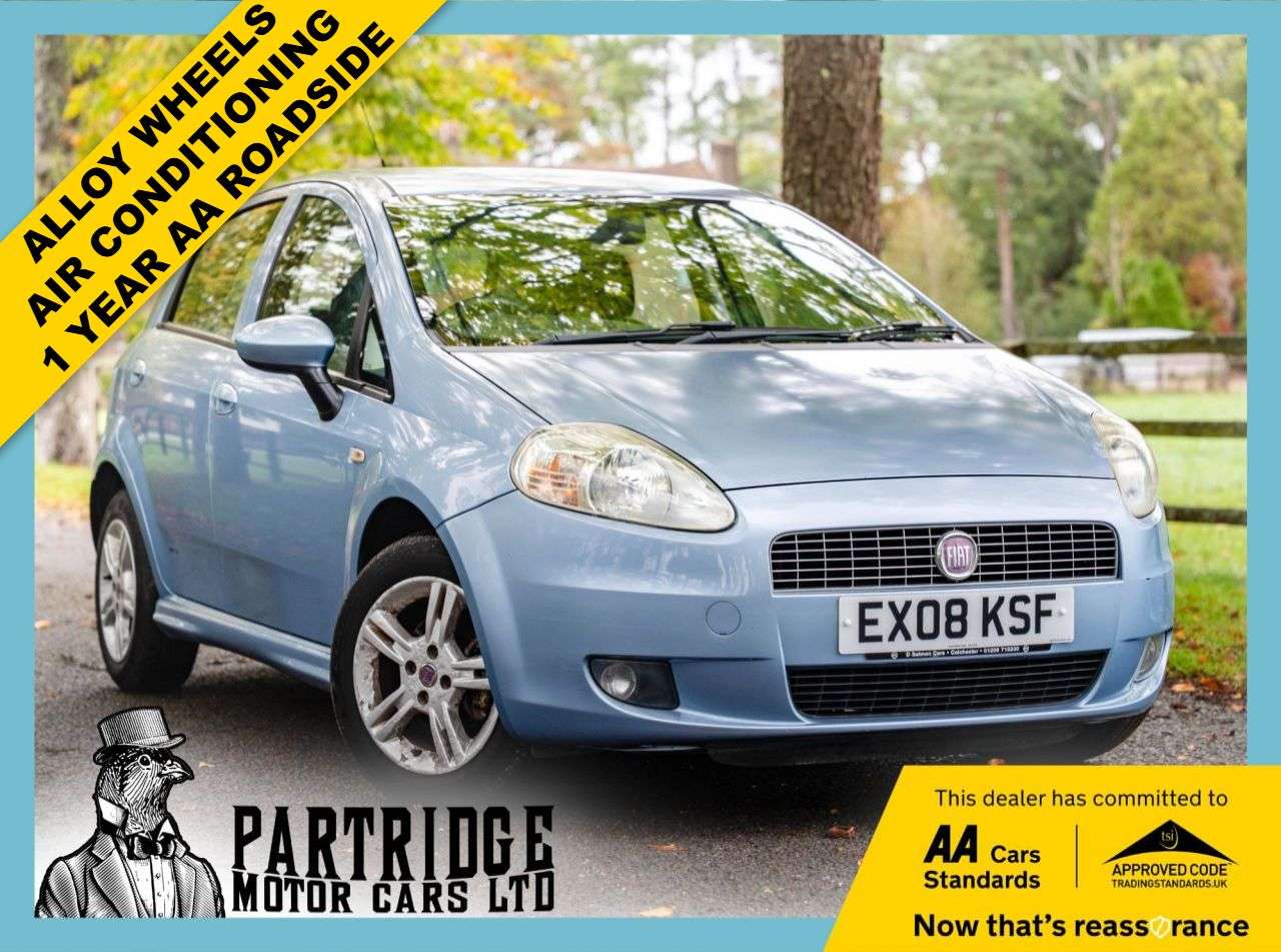 A 2008 FIAT GRANDE PUNTO 1.4 Active Sport Hatchback 5dr Petrol Manual (139 g/km, 77 bhp) AIR CON, AL A 2008 FIAT GRANDE PUNTO 1.4 Active Sport Hatchback 5dr Petrol Manual (139 g/km, 77 bhp) AIR CON, AL