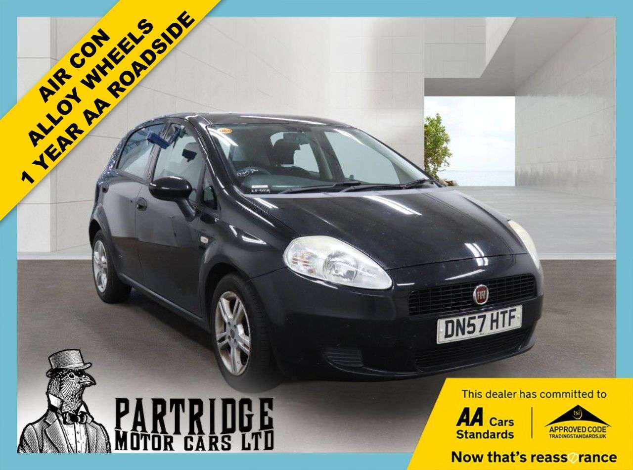 A 2008 FIAT GRANDE PUNTO 1.2 Active Hatchback 5dr Petrol Manual (a/c) (139 g/km, 65 bhp) AIR CON, AL A 2008 FIAT GRANDE PUNTO 1.2 Active Hatchback 5dr Petrol Manual (a/c) (139 g/km, 65 bhp) AIR CON, AL