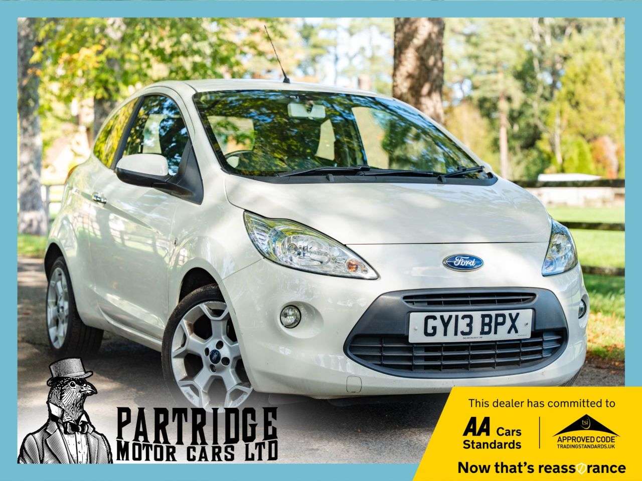 A 2013 FORD KA 1.2 Titanium Hatchback 3dr Petrol Manual Euro 5 (69 ps) AIR CON, ALLOYS, PA A 2013 FORD KA 1.2 Titanium Hatchback 3dr Petrol Manual Euro 5 (69 ps) AIR CON, ALLOYS, PA