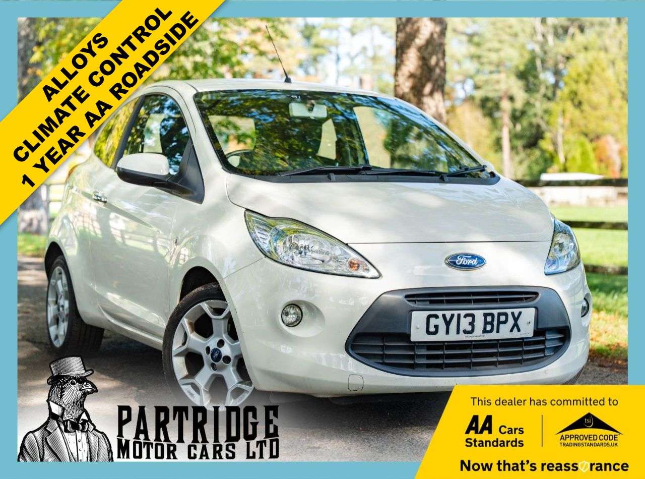 A 2013 FORD KA 1.2 Titanium Hatchback 3dr Petrol Manual Euro 5 (69 ps) AIR CON, ALLOYS, PA A 2013 FORD KA 1.2 Titanium Hatchback 3dr Petrol Manual Euro 5 (69 ps) AIR CON, ALLOYS, PA