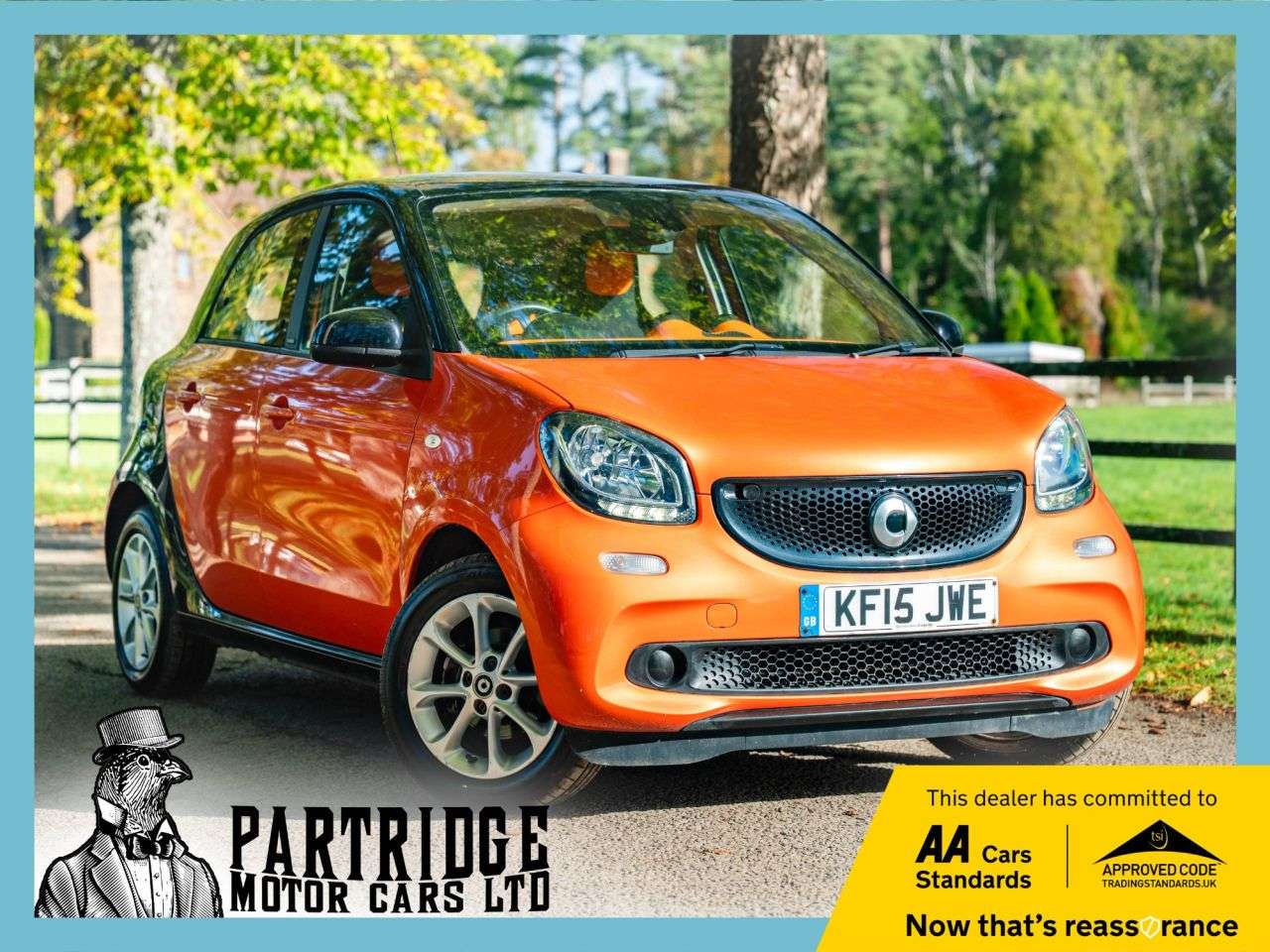 A 2015 SMART FORFOUR 1.0 Passion Hatchback 5dr Petrol Manual Euro 6 (s/s) (71 ps) AIR CON, ALLOY A 2015 SMART FORFOUR 1.0 Passion Hatchback 5dr Petrol Manual Euro 6 (s/s) (71 ps) AIR CON, ALLOY