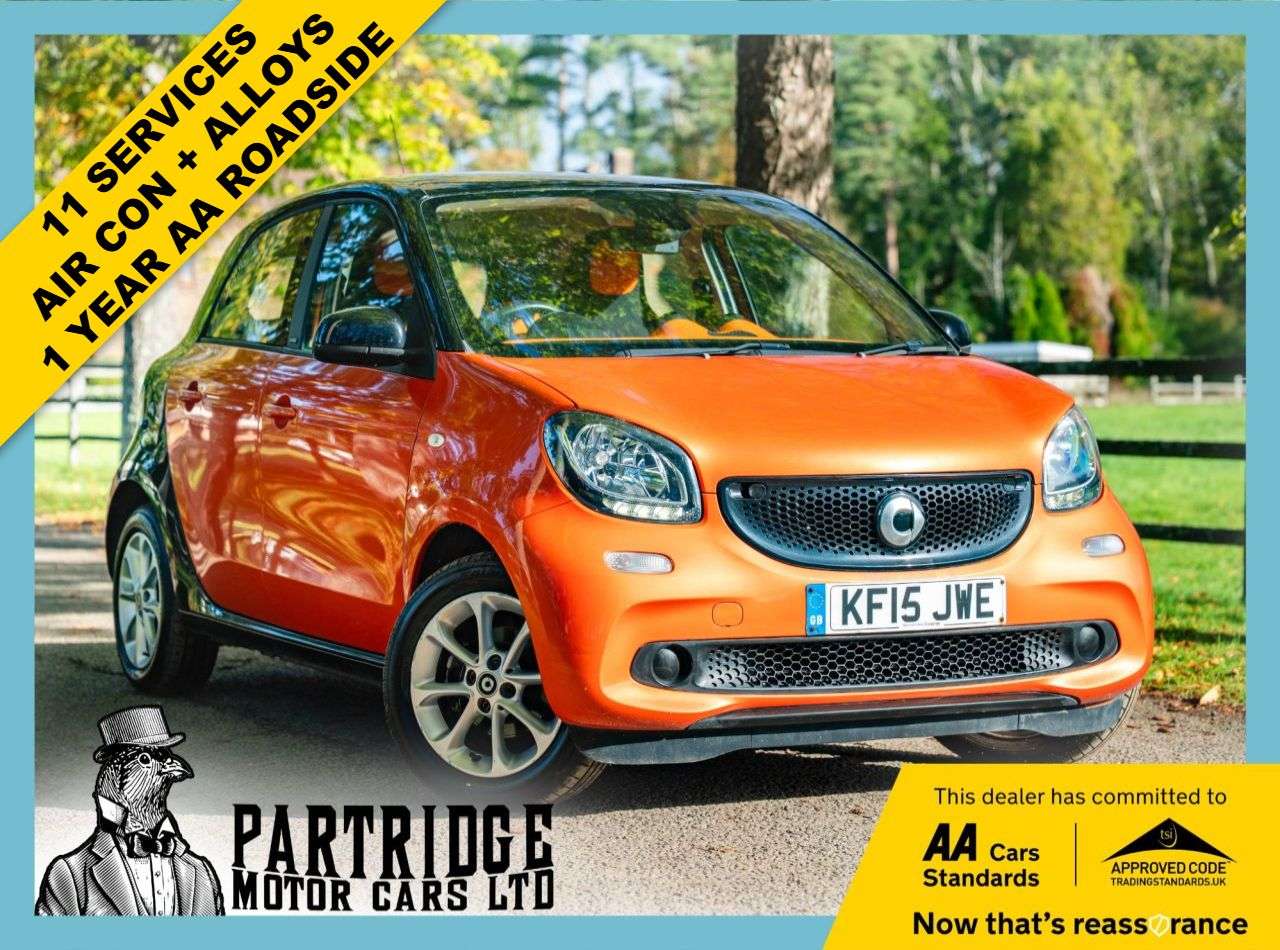 A 2015 SMART FORFOUR 1.0 Passion Hatchback 5dr Petrol Manual Euro 6 (s/s) (71 ps) AIR CON, ALLOY A 2015 SMART FORFOUR 1.0 Passion Hatchback 5dr Petrol Manual Euro 6 (s/s) (71 ps) AIR CON, ALLOY