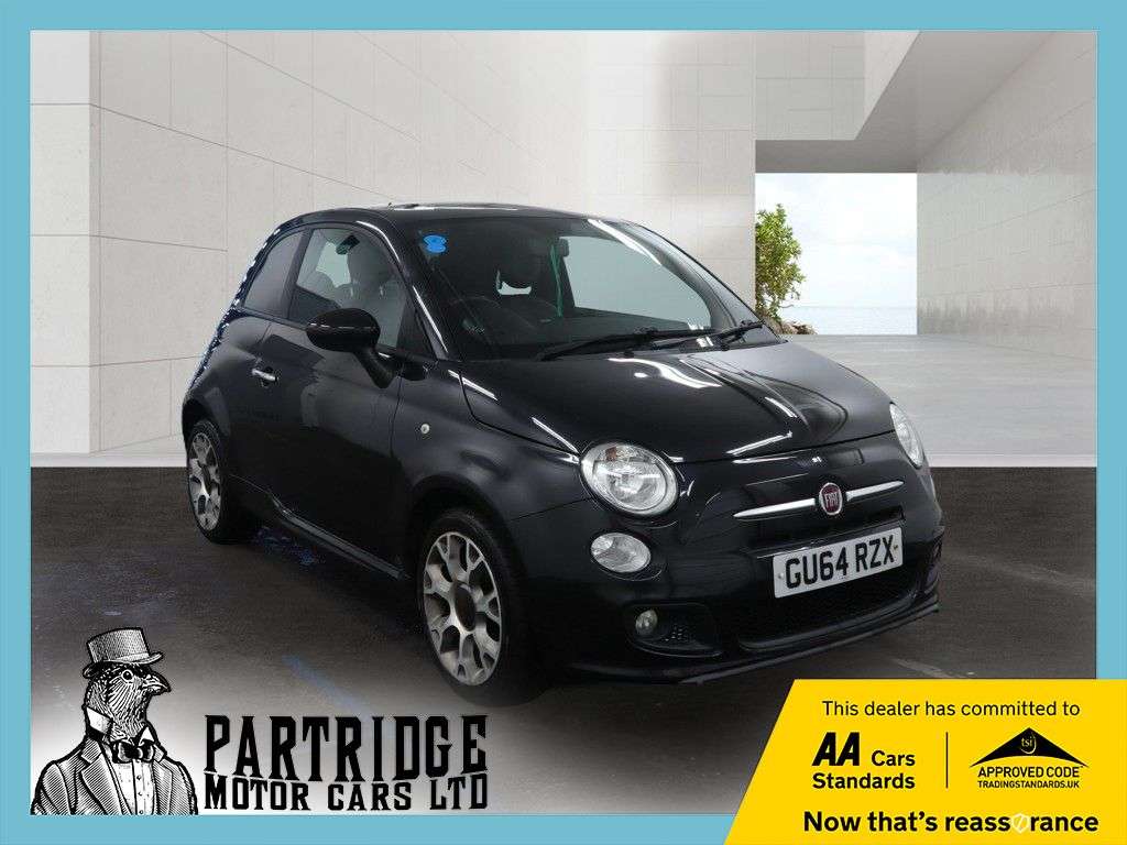 A 2014 FIAT 500 1.2 S Hatchback 3dr Petrol Manual Euro 6 (s/s) (69 bhp) LEATHER, HEATED SEA A 2014 FIAT 500 1.2 S Hatchback 3dr Petrol Manual Euro 6 (s/s) (69 bhp) LEATHER, HEATED SEA