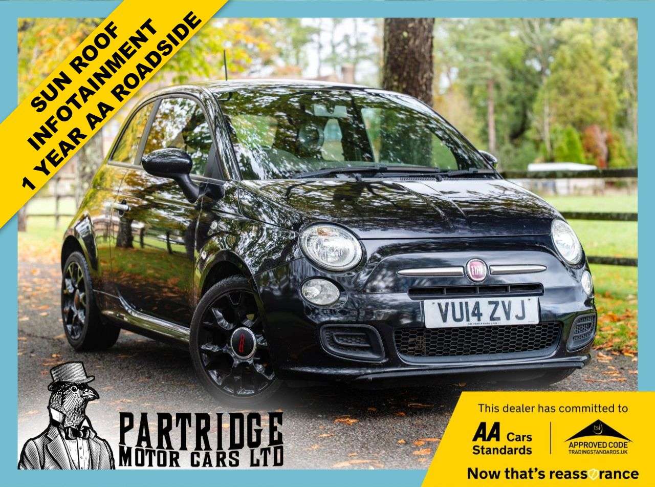 A 2014 FIAT 500 1.2 S Hatchback 3dr Petrol Manual Euro 6 (s/s) (69 bhp) INFOTAINMENT, AIR C A 2014 FIAT 500 1.2 S Hatchback 3dr Petrol Manual Euro 6 (s/s) (69 bhp) INFOTAINMENT, AIR C