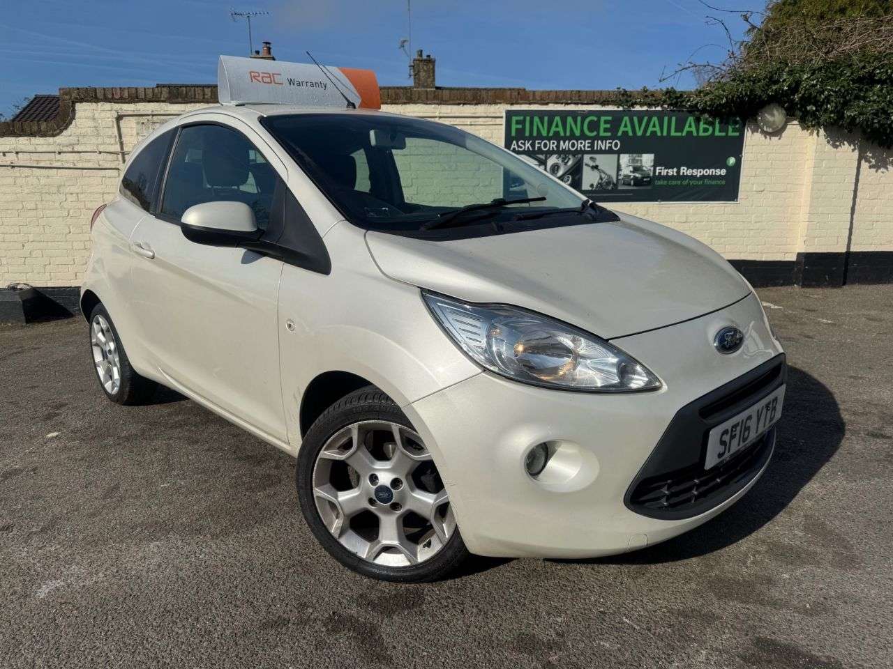 A 2016 FORD KA 1.2 Zetec Hatchback 3dr Petrol Manual Euro 5 (s/s) (69 ps) 6 MONTHS RAC WAR A 2016 FORD KA 1.2 Zetec Hatchback 3dr Petrol Manual Euro 5 (s/s) (69 ps) 6 MONTHS RAC WAR