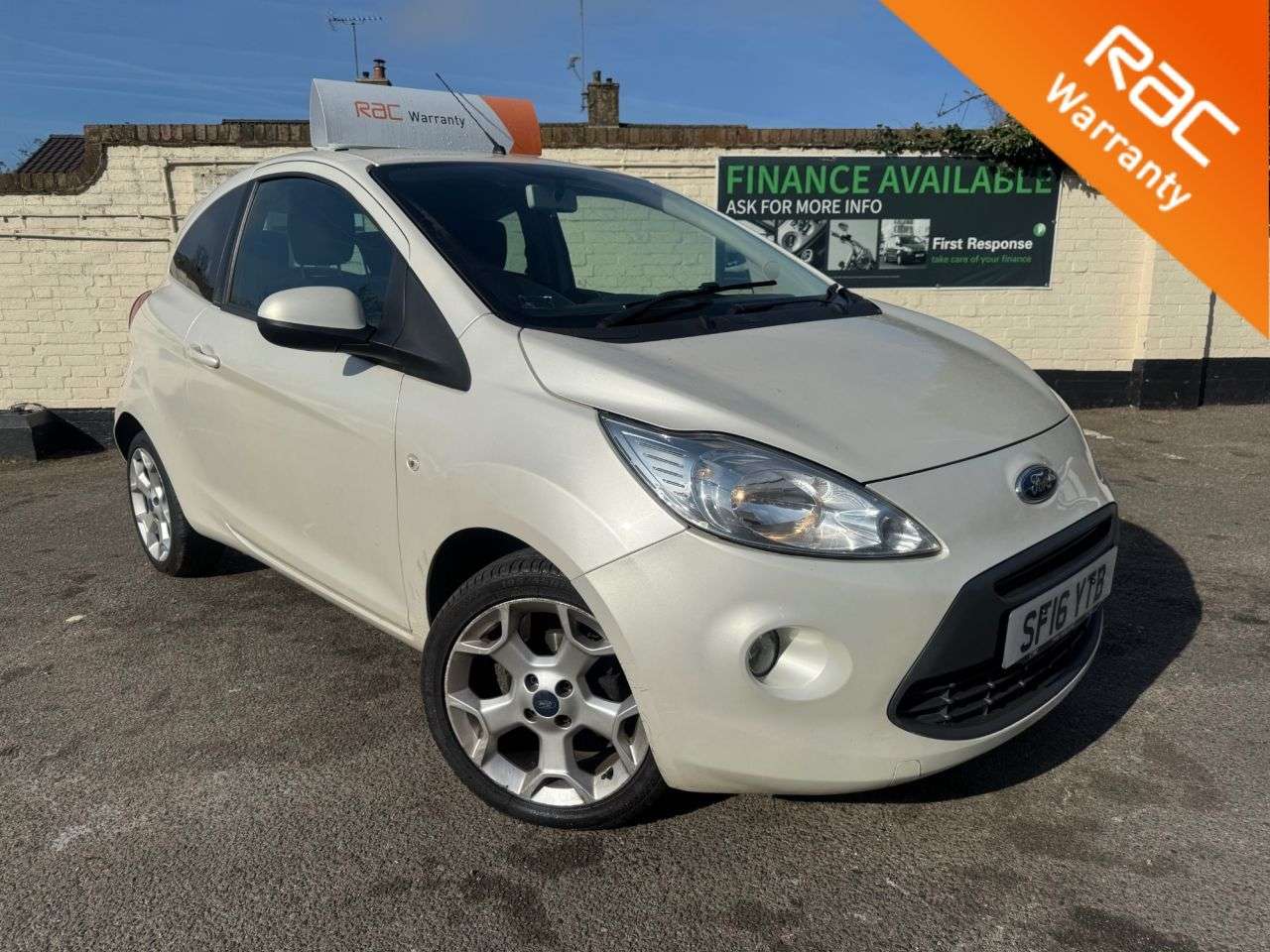 A 2016 FORD KA 1.2 Zetec Hatchback 3dr Petrol Manual Euro 5 (s/s) (69 ps) 6 MONTHS RAC WAR A 2016 FORD KA 1.2 Zetec Hatchback 3dr Petrol Manual Euro 5 (s/s) (69 ps) 6 MONTHS RAC WAR