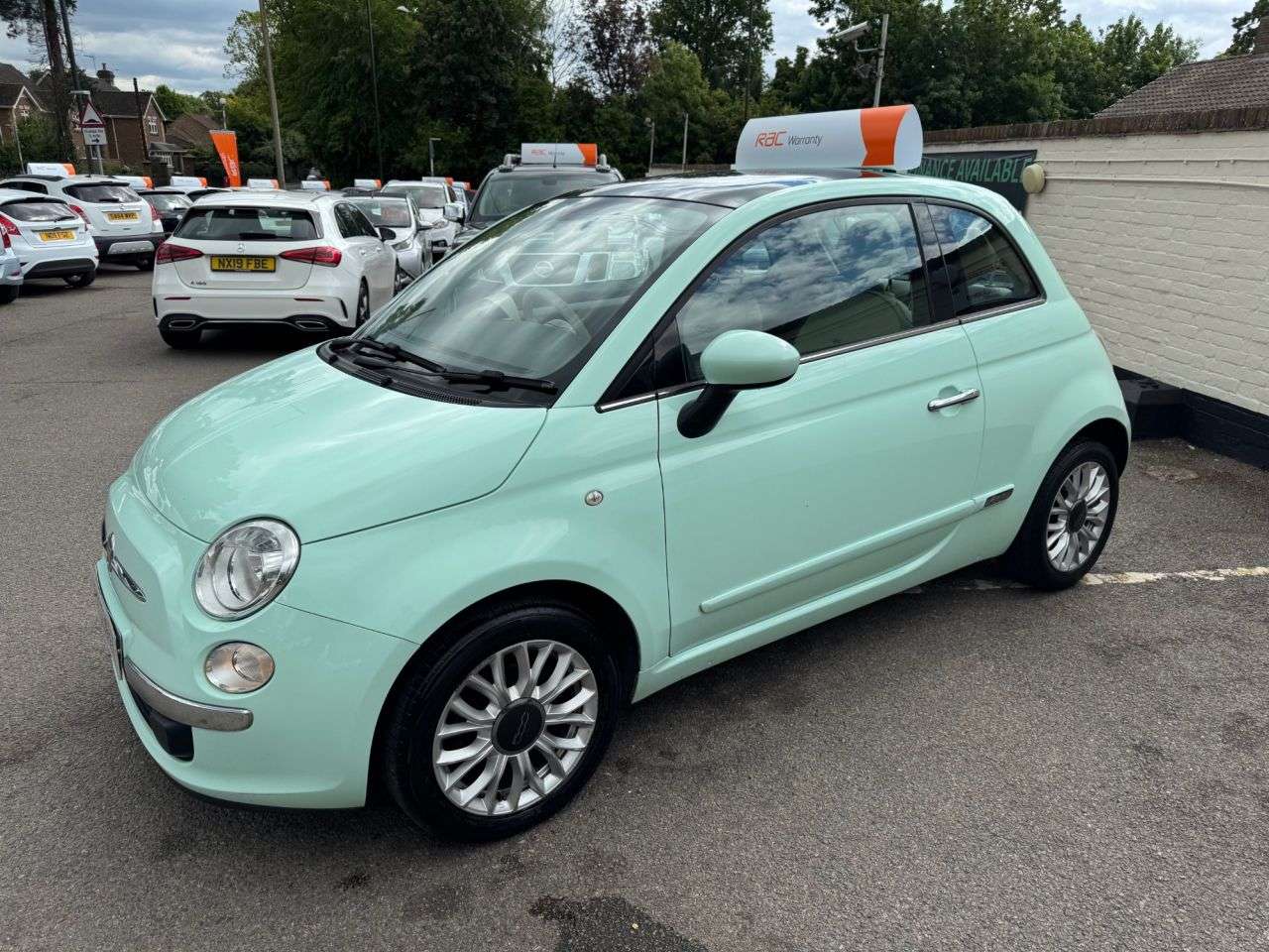 A 2015 FIAT 500 1.2 Lounge Hatchback 3dr Petrol Manual Euro 6 (s/s) (69 bhp) 6 MONTHS RAC W A 2015 FIAT 500 1.2 Lounge Hatchback 3dr Petrol Manual Euro 6 (s/s) (69 bhp) 6 MONTHS RAC W