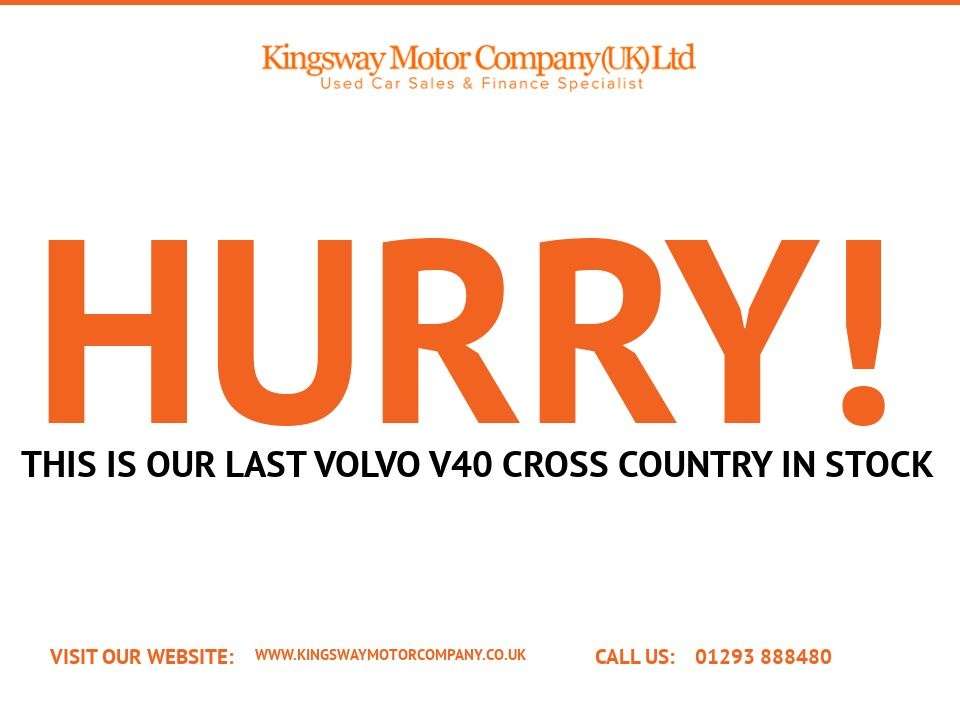 A 2015 VOLVO V40 CROSS COUNTRY 1.6 D2 Lux Nav Hatchback 5dr Diesel Manual Euro 5 (s/s) (115 ps) A 2015 VOLVO V40 CROSS COUNTRY 1.6 D2 Lux Nav Hatchback 5dr Diesel Manual Euro 5 (s/s) (115 ps)