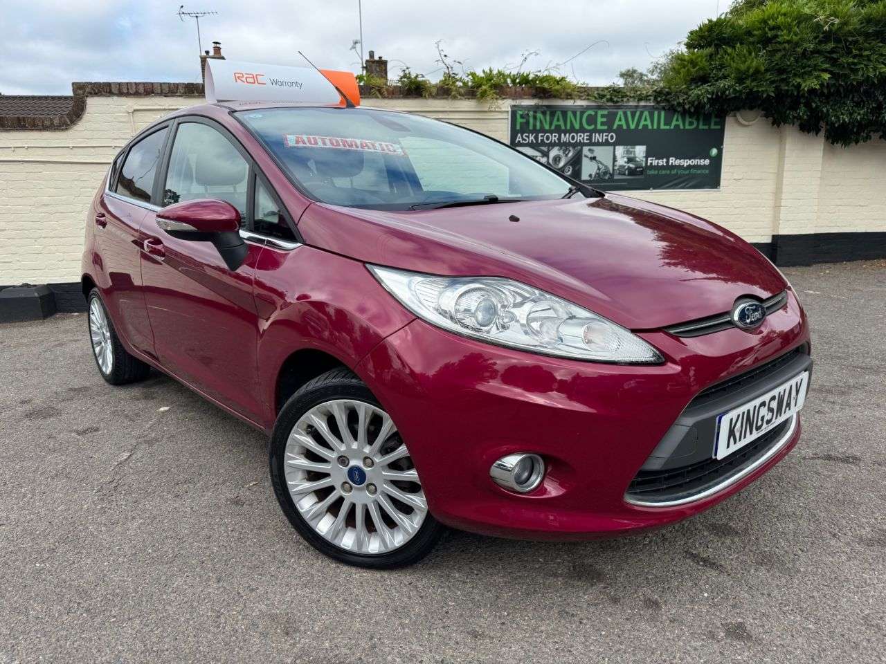 A 2012 FORD FIESTA 1.4 Titanium Hatchback 5dr Petrol Automatic (154 g/km, 94 bhp) 6 MONTHS RAC A 2012 FORD FIESTA 1.4 Titanium Hatchback 5dr Petrol Automatic (154 g/km, 94 bhp) 6 MONTHS RAC