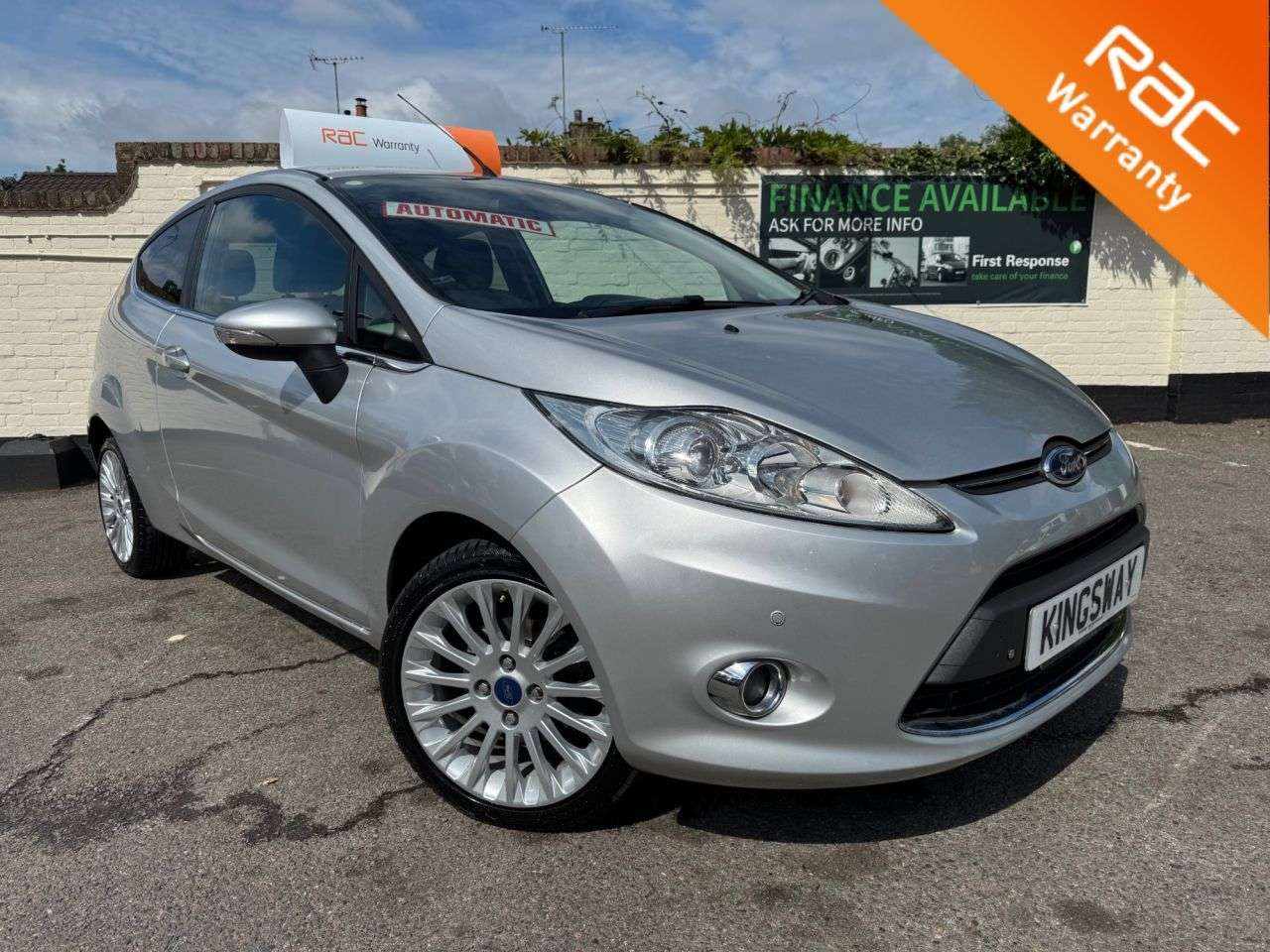 A 2011 FORD FIESTA 1.4 Titanium Hatchback 3dr Petrol Automatic (154 g/km, 94 bhp) 6 MONTHS RAC A 2011 FORD FIESTA 1.4 Titanium Hatchback 3dr Petrol Automatic (154 g/km, 94 bhp) 6 MONTHS RAC