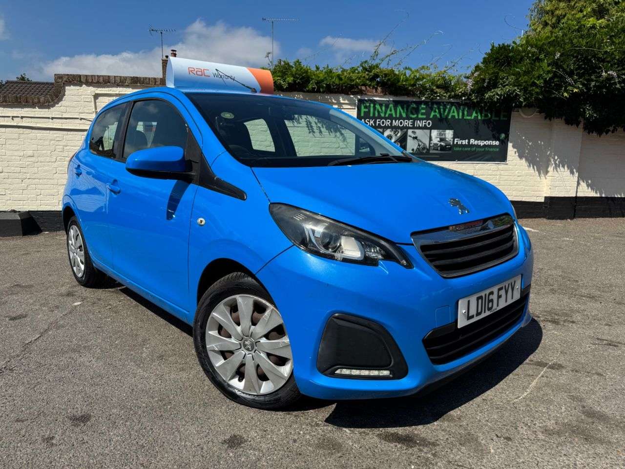 A 2016 PEUGEOT 108 1.0 Active Hatchback 5dr Petrol Manual Euro 6 (68 ps) 6 MONTHS RAC WARRANTY A 2016 PEUGEOT 108 1.0 Active Hatchback 5dr Petrol Manual Euro 6 (68 ps) 6 MONTHS RAC WARRANTY