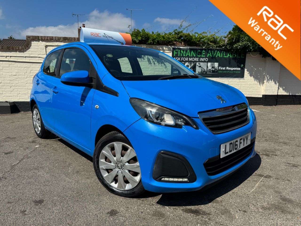 A 2016 PEUGEOT 108 1.0 Active Hatchback 5dr Petrol Manual Euro 6 (68 ps) 6 MONTHS RAC WARRANTY A 2016 PEUGEOT 108 1.0 Active Hatchback 5dr Petrol Manual Euro 6 (68 ps) 6 MONTHS RAC WARRANTY