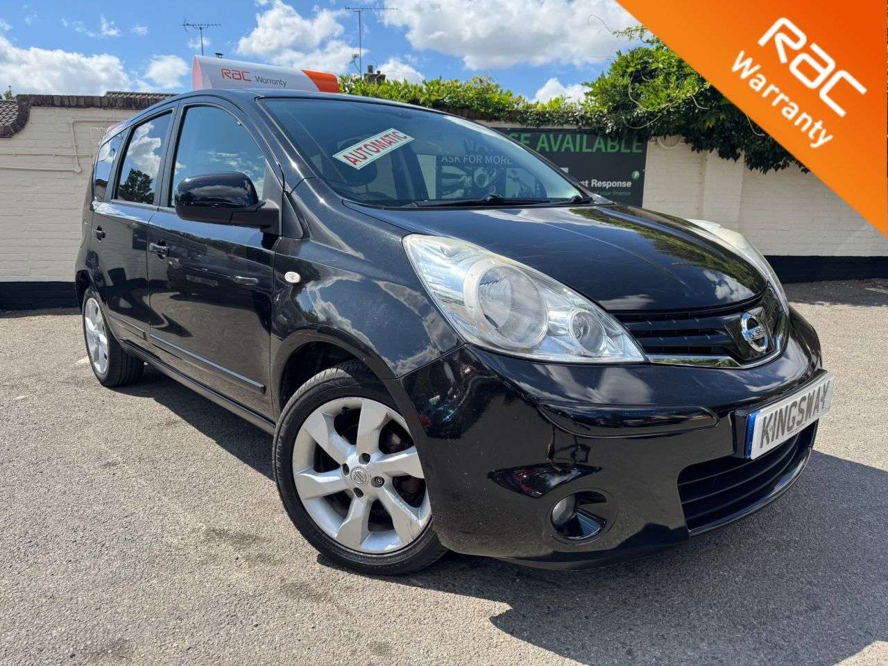 A 2010 NISSAN NOTE 1.6 16V Tekna Hatchback 5dr Petrol Auto Euro 4 (110 ps) 6 MONTHS RAC WARRAN A 2010 NISSAN NOTE 1.6 16V Tekna Hatchback 5dr Petrol Auto Euro 4 (110 ps) 6 MONTHS RAC WARRAN