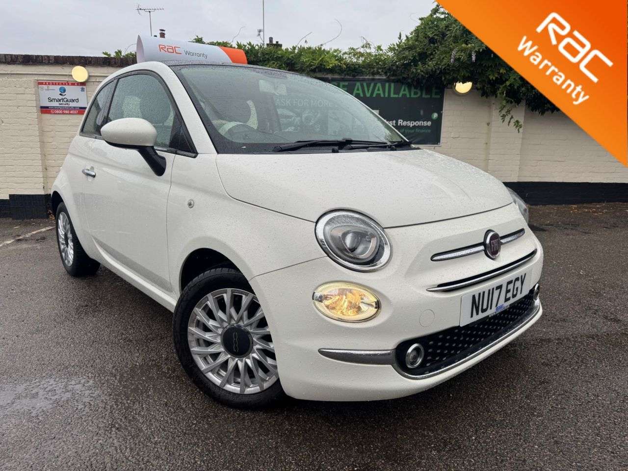 A 2017 FIAT 500 1.2 Lounge Hatchback 3dr Petrol Manual Euro 6 (s/s) (69 bhp) 6 MONTHS RAC W A 2017 FIAT 500 1.2 Lounge Hatchback 3dr Petrol Manual Euro 6 (s/s) (69 bhp) 6 MONTHS RAC W