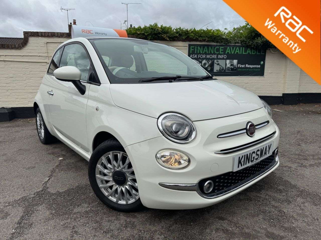 A 2017 FIAT 500 1.2 Lounge Hatchback 3dr Petrol Manual Euro 6 (s/s) (69 bhp) 6 MONTHS RAC W A 2017 FIAT 500 1.2 Lounge Hatchback 3dr Petrol Manual Euro 6 (s/s) (69 bhp) 6 MONTHS RAC W