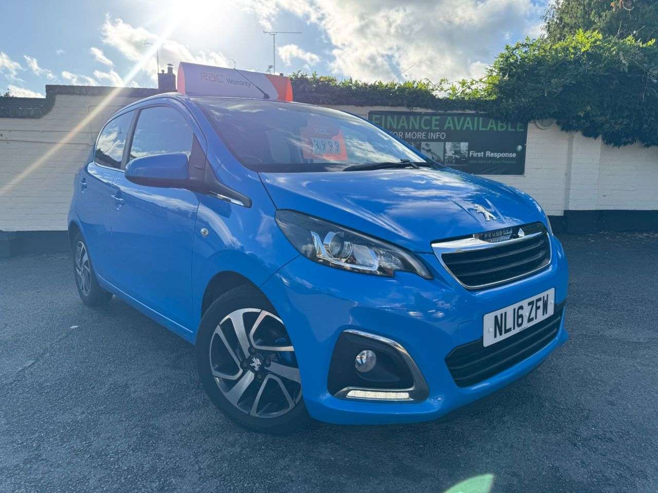 A 2016 PEUGEOT 108 1.2 PureTech Allure Hatchback 5dr Petrol Manual Euro 6 (82 ps) 6 MONTHS RAC A 2016 PEUGEOT 108 1.2 PureTech Allure Hatchback 5dr Petrol Manual Euro 6 (82 ps) 6 MONTHS RAC