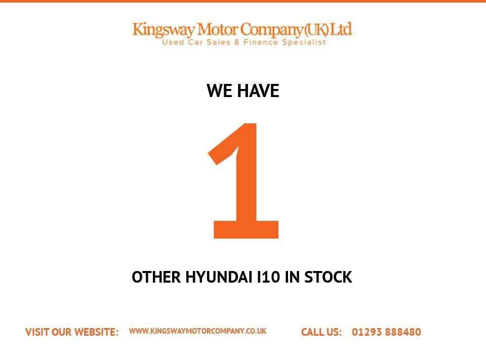 A 2013 HYUNDAI I10 1.2 Classic Hatchback 5dr Petrol Manual Euro 5 (85 bhp) 6 MONTHS RAC WARRAN A 2013 HYUNDAI I10 1.2 Classic Hatchback 5dr Petrol Manual Euro 5 (85 bhp) 6 MONTHS RAC WARRAN