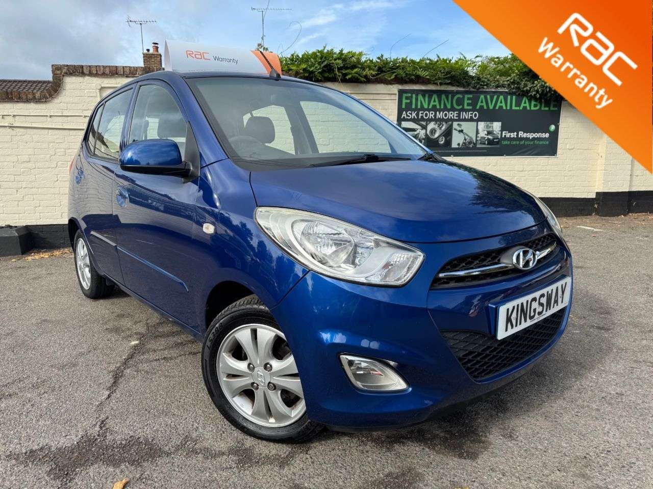 A 2013 HYUNDAI I10 1.2 Active Hatchback 5dr Petrol Manual Euro 5 (85 bhp) 6 MONTHS RAC WARRANT A 2013 HYUNDAI I10 1.2 Active Hatchback 5dr Petrol Manual Euro 5 (85 bhp) 6 MONTHS RAC WARRANT