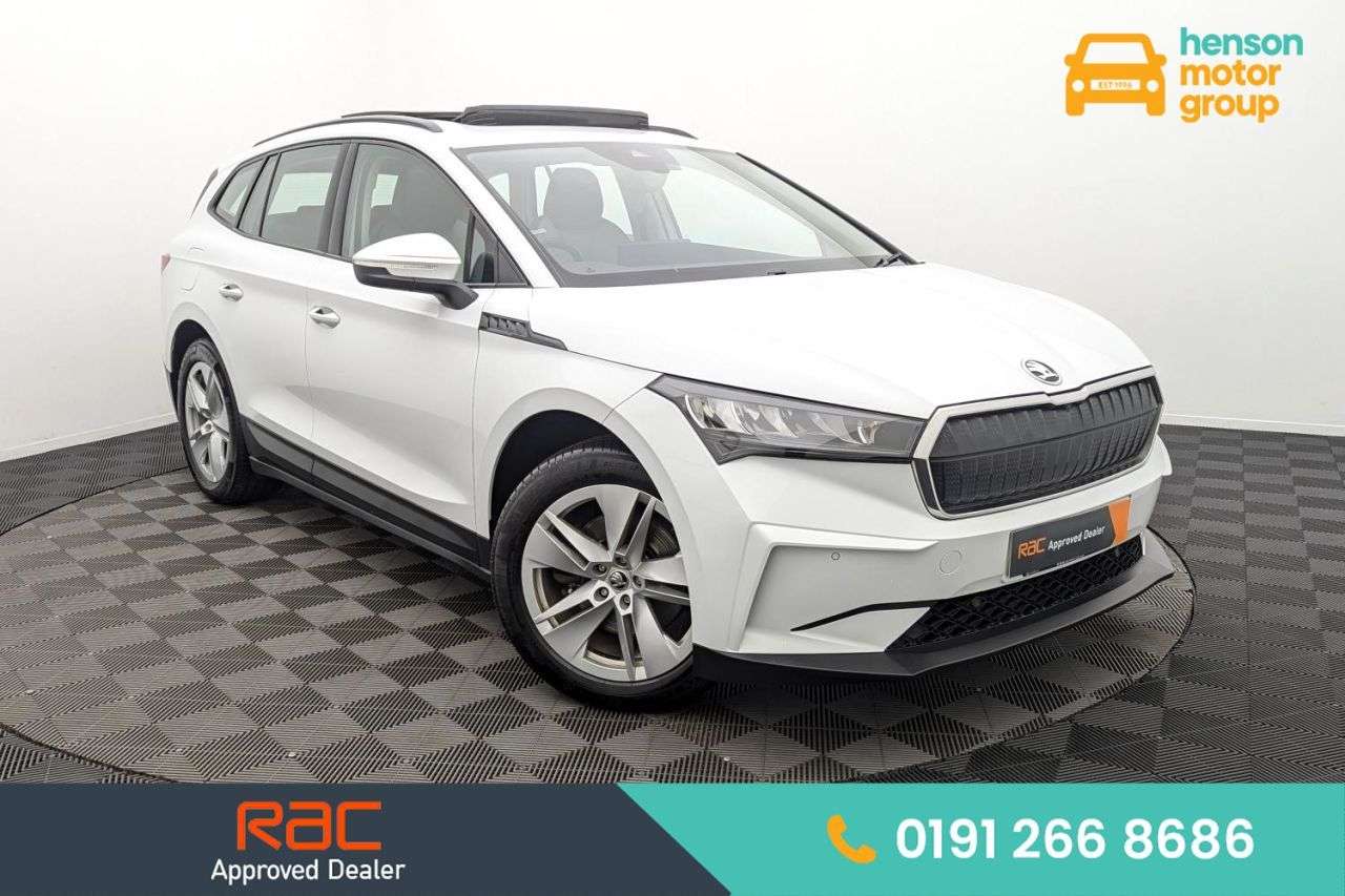 A 2021 SKODA ENYAQ 62kWh 60 SUV 5dr Electric Auto (179 ps) Award Winning 5 Star Dealership A 2021 SKODA ENYAQ 62kWh 60 SUV 5dr Electric Auto (179 ps) Award Winning 5 Star Dealership