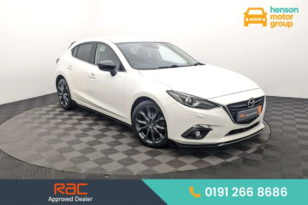 A 2016 MAZDA MAZDA3 2.0 SKYACTIV-G Sport Black Hatchback 5dr Petrol Manual Euro 6 (s/s) (121 ps A 2016 MAZDA MAZDA3 2.0 SKYACTIV-G Sport Black Hatchback 5dr Petrol Manual Euro 6 (s/s) (121 ps