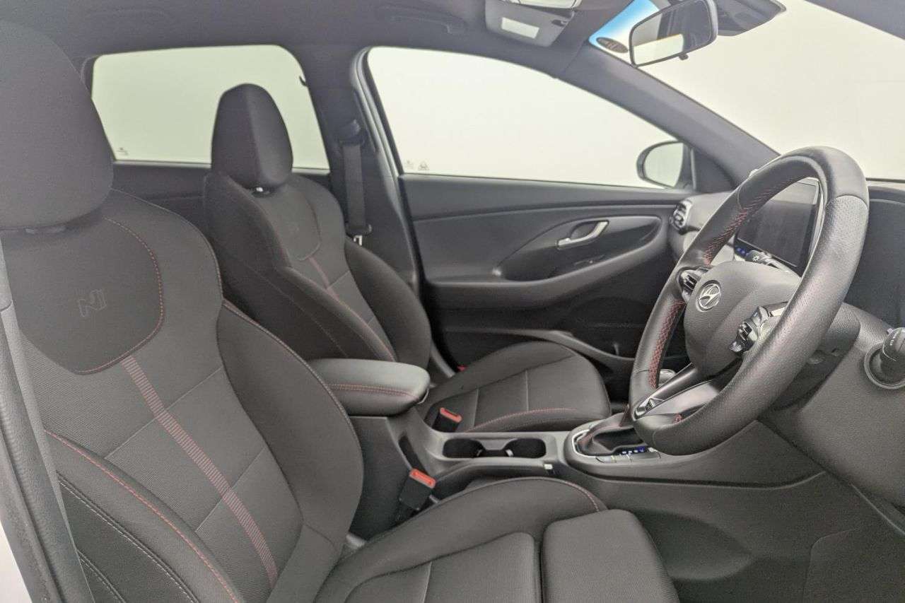 A 2023 HYUNDAI I30 1.5 T-GDi MHEV N Line Hatchback 5dr Petrol Hybrid DCT Euro 6 (s/s) (159 ps) A 2023 HYUNDAI I30 1.5 T-GDi MHEV N Line Hatchback 5dr Petrol Hybrid DCT Euro 6 (s/s) (159 ps)