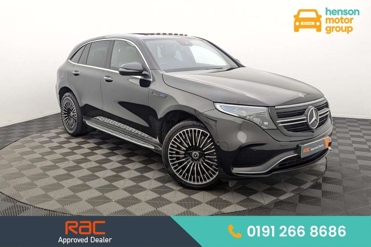 A 2021 MERCEDES-BENZ EQC EQC 400 80kWh AMG Line (Premium) SUV 5dr Electric Auto 4MATIC (408 ps) Awar A 2021 MERCEDES-BENZ EQC EQC 400 80kWh AMG Line (Premium) SUV 5dr Electric Auto 4MATIC (408 ps) Awar